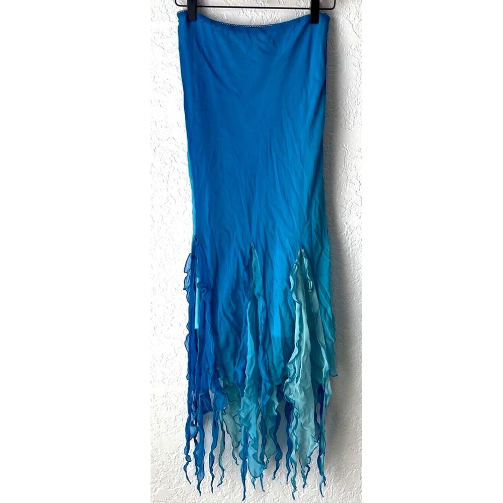 RARE Cache 100% SILK jellyfish skirt